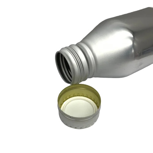 
350ml(12oz) aluminum beverage bottles with a 38mm ROPP pilfer proof screw on cap 