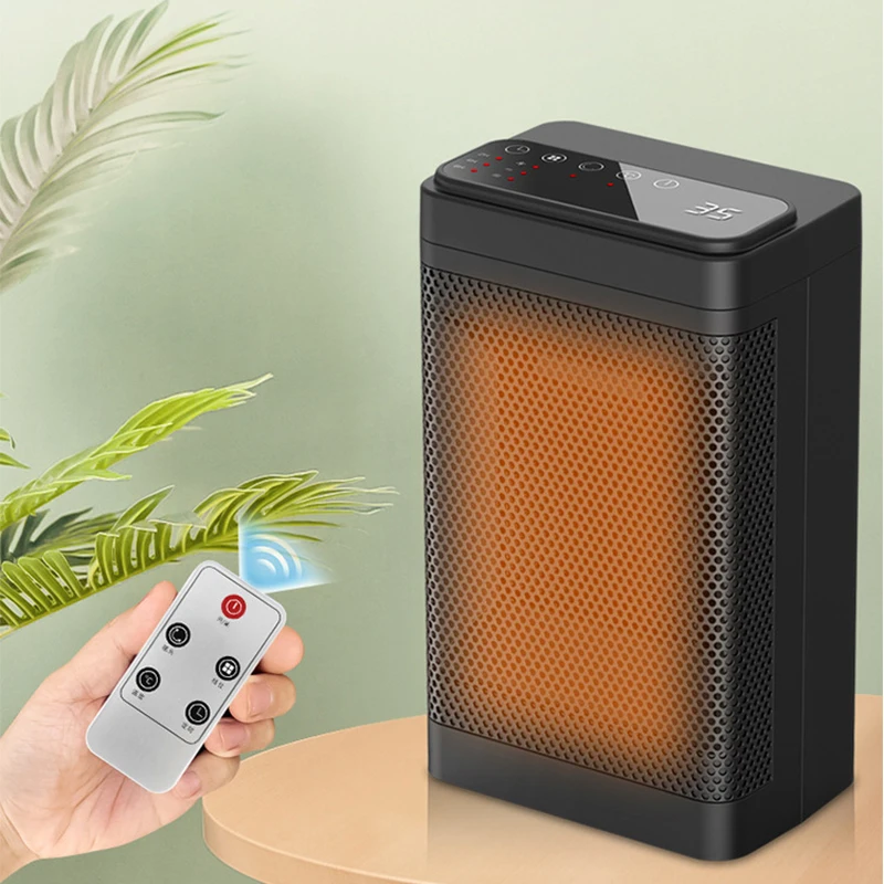 Бытовой портативный Ptc керамический нагревательный Электрический Вертикальный персональный настольный нагреватель для комнаты офиса с дистанционным