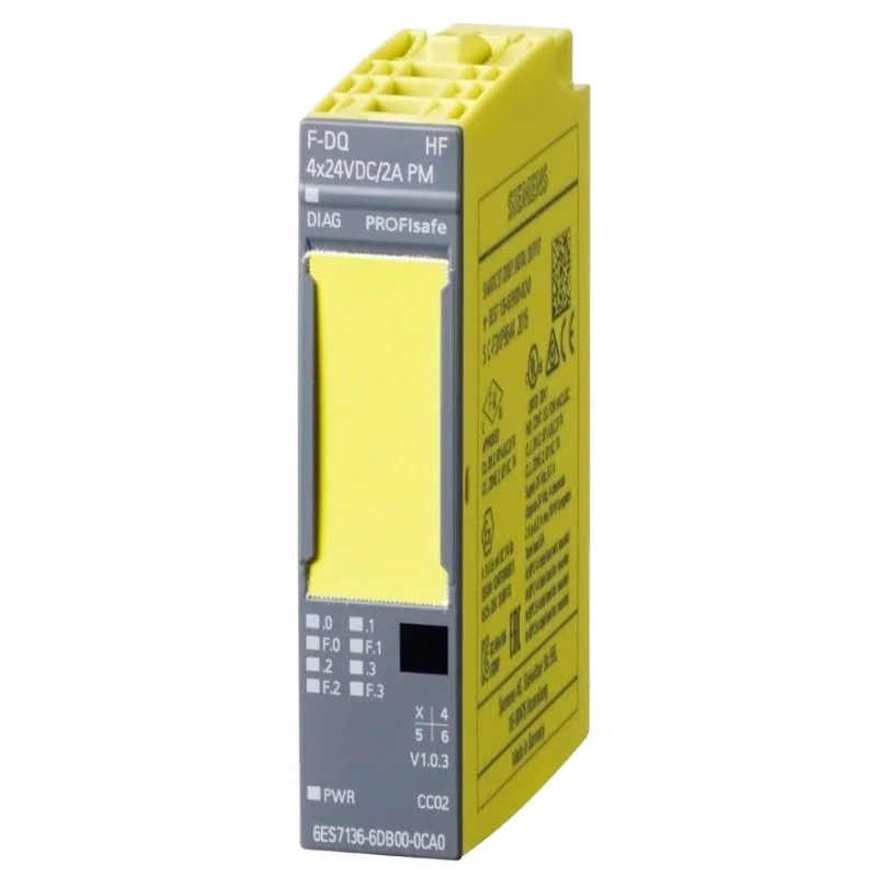 6ES7136-6DB00-0CA0 SIMATIC DP Electronics module for ET 200SP, F-DQ 4X24 V DC/2A, 15 mm width