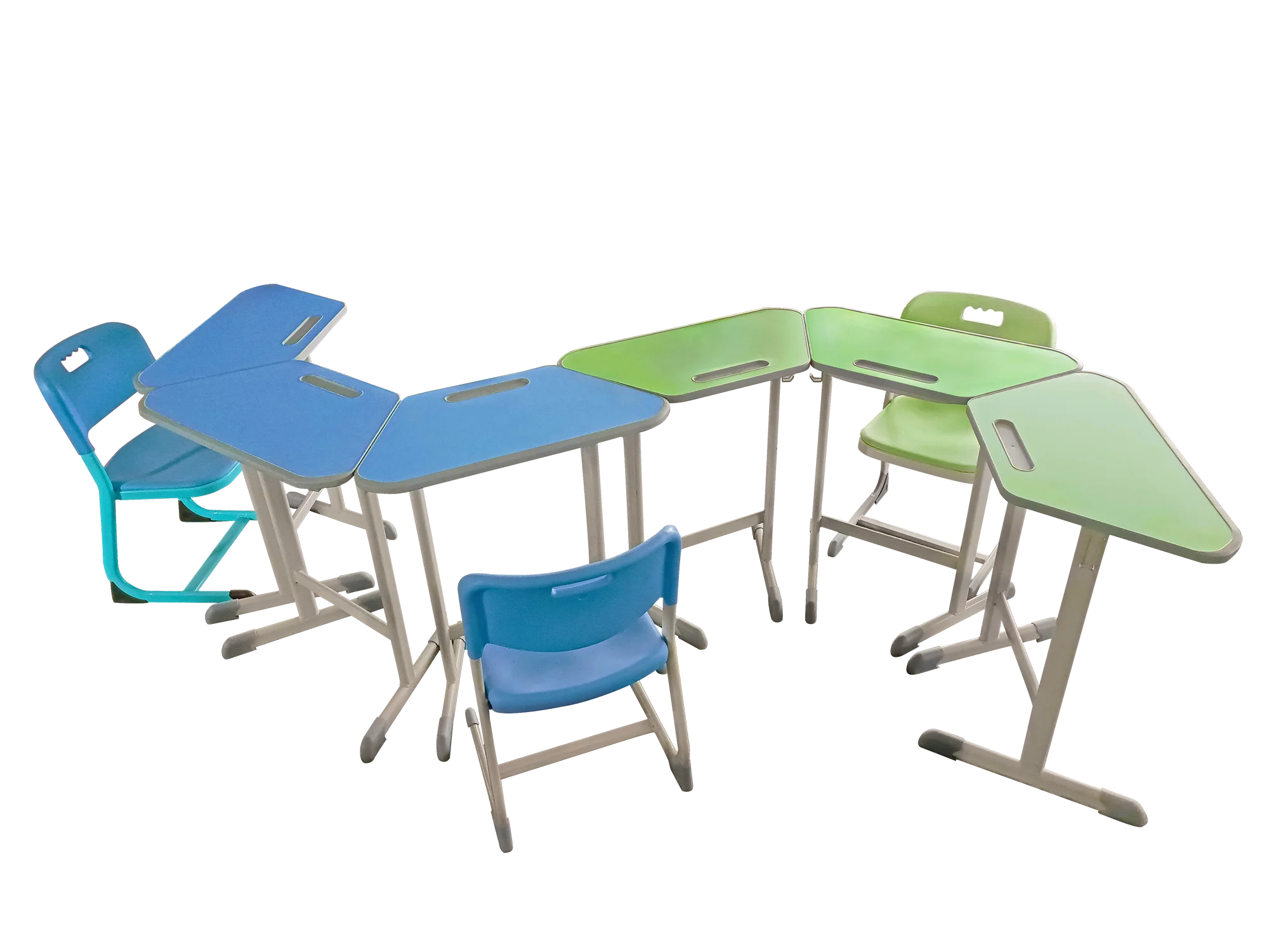 School Furniture Combination Desk and Chair students classroom and training room table and chair