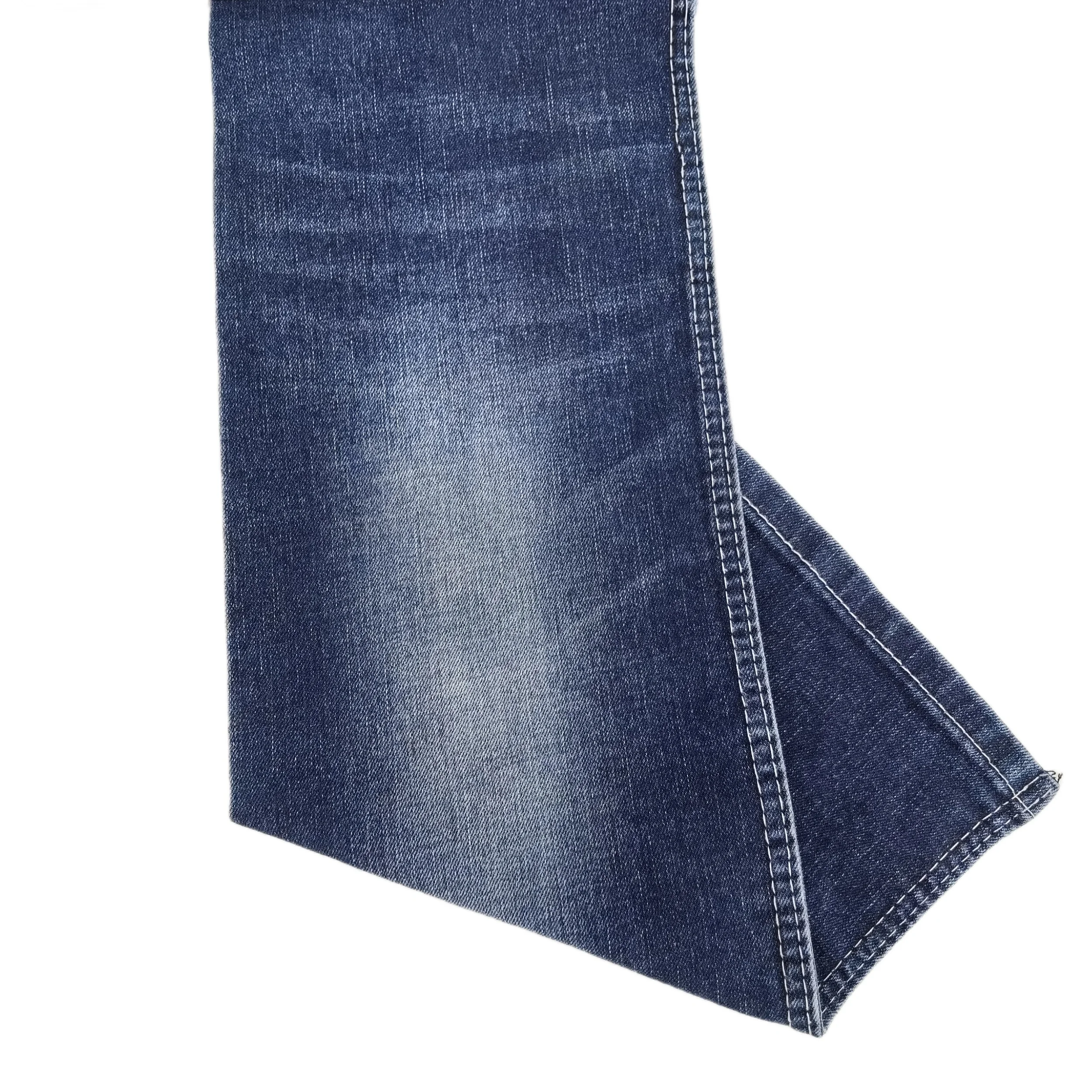 Premium Denim Fabric Manufacturer Dyed Wove Denim Fabric indigo color TR denim fabric for sale