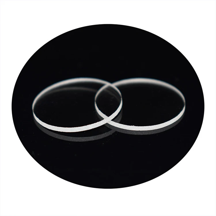 Custom high temperature resistant high transmittance optical quartz glass viewing window