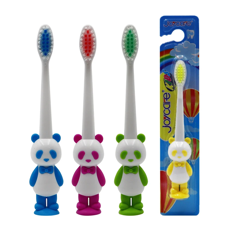 Customized Children Toothbrush Soft Bristle with Suction Cup Tooth Brush