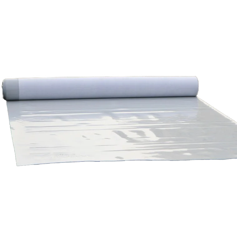 CANLON Roofing Materials 1.2mm PVC Waterproofing Membrane PVC Roofing Fleece Backed CE & FM certified