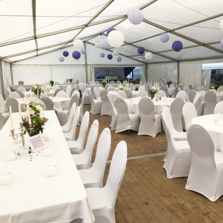 Customized Outdoor White Wedding Party Tent Event Marquee Church Tenda for 100 - 500 People