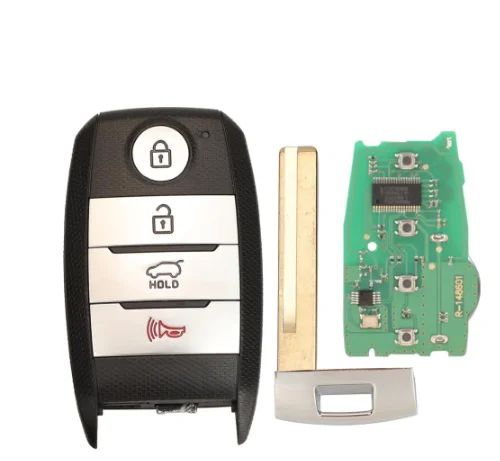10x 3+1 Button FSK433.92 MHz 47 Chip Keyless-Go Car Smart Key Auto Remote control Key For KIA 2016-2020 Optima