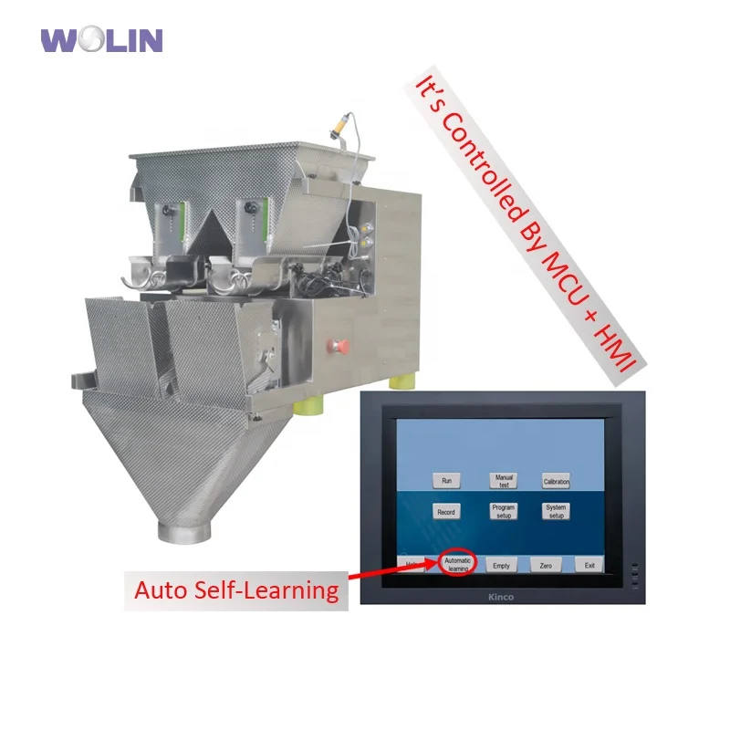 Food machinery screw feeder linear filling machine for greasy and sticky products kimchi fermented vegetable