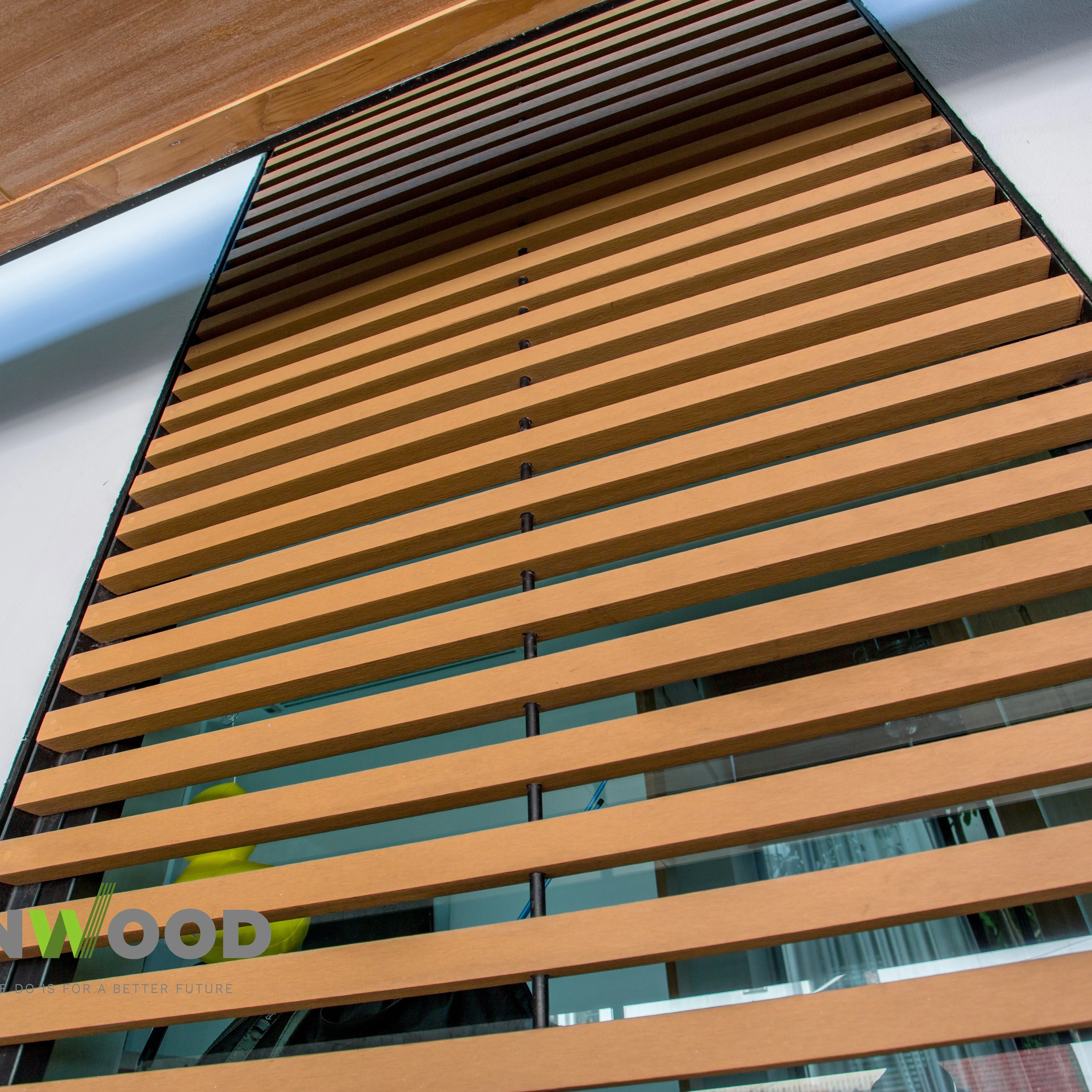 2024 New Wood Plastic Composite Building Material/WPC Decorative Laths