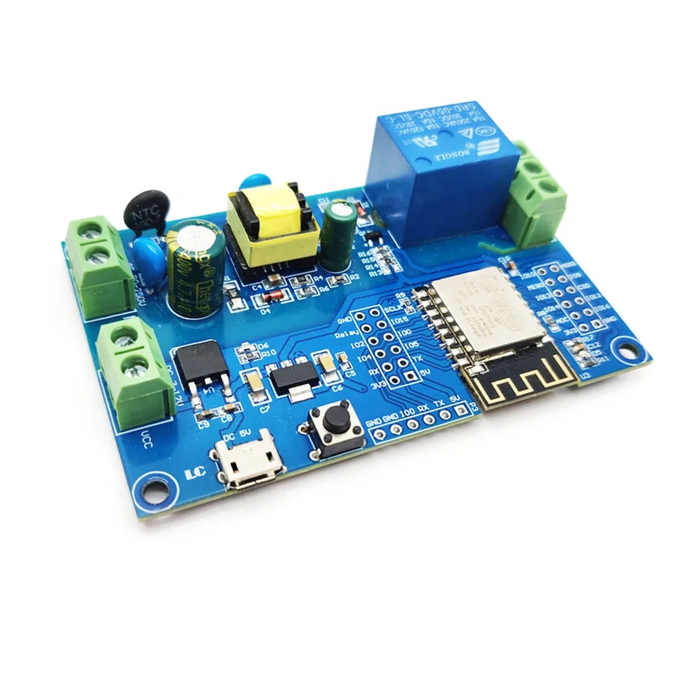 ESP8266 ESP-12F Relay Module AC 220V DC 12V WIFI Relay Switch ESP-12F Remote Control Smart Home