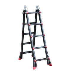 Lidl Aluminum Multipurpose Folding Ladder with Wheels
