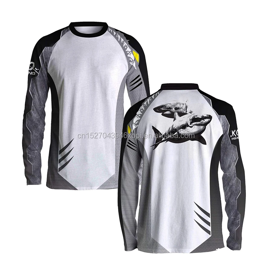 Best-selling performance dry fit fishing t shirts clothes Custom For Fishing