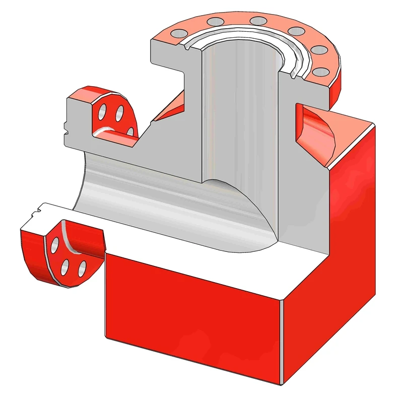 Stainless steel flange elbow vacuum double flanged 90 degree elbow