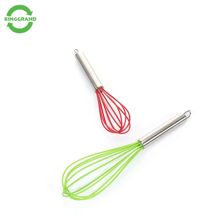 Egg tool manual de egg whisk mini hand silicone whisk  with handle