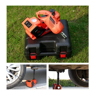 3 In 1 Portable Electric Car Hydraulic Floor Jack Car Jacks 12v Electric Jack 3ton With Air Pump And Electric Impact Wrench