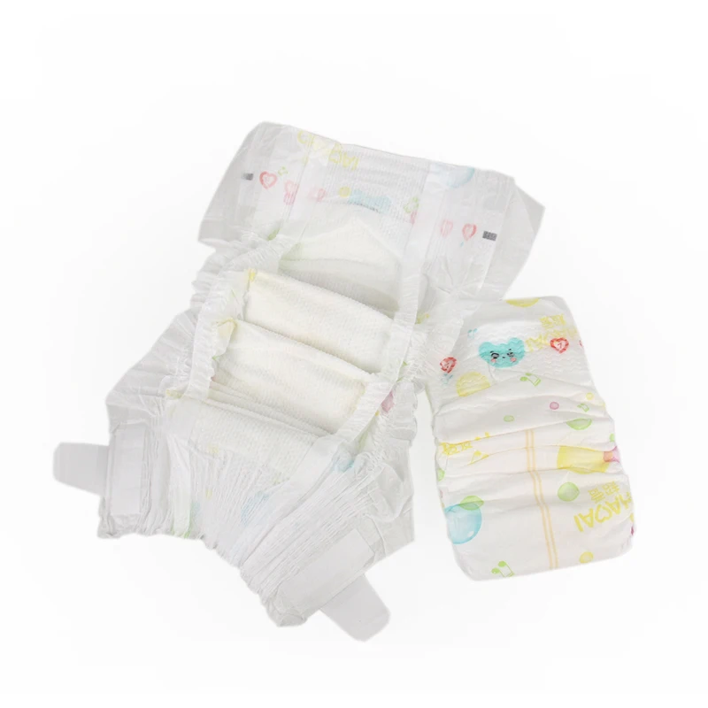 Private Label Fraldas de bebe Wholesale Factory Soft Cotton Baby Training Pants Diapers Packaging Box In Bales