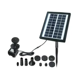 solar garden fountain solar water pump with LED Green Lotus Leaf fountain solar  Outdoor Decoration for Birdbath, Garden