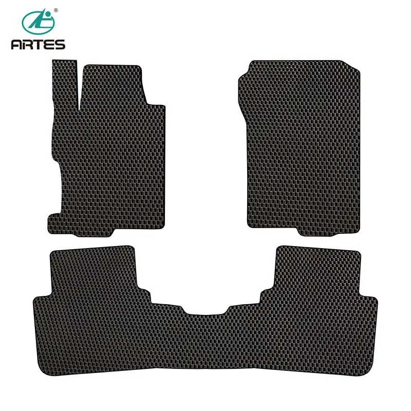 Exquisite Pattern Non Skid Design Eco-Friendly Wholesale Custom PVC 3d Car Floor Mat for Honda Civic