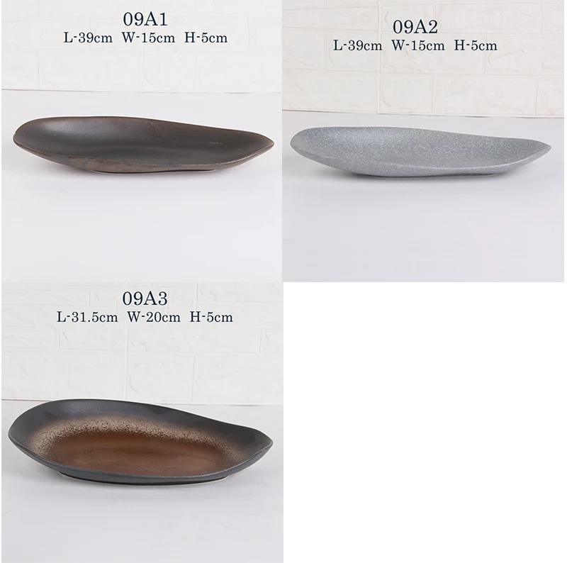 special shape plate irregular ceramic bakeware High temperature resistance and no deformation porcelain Square baking dish