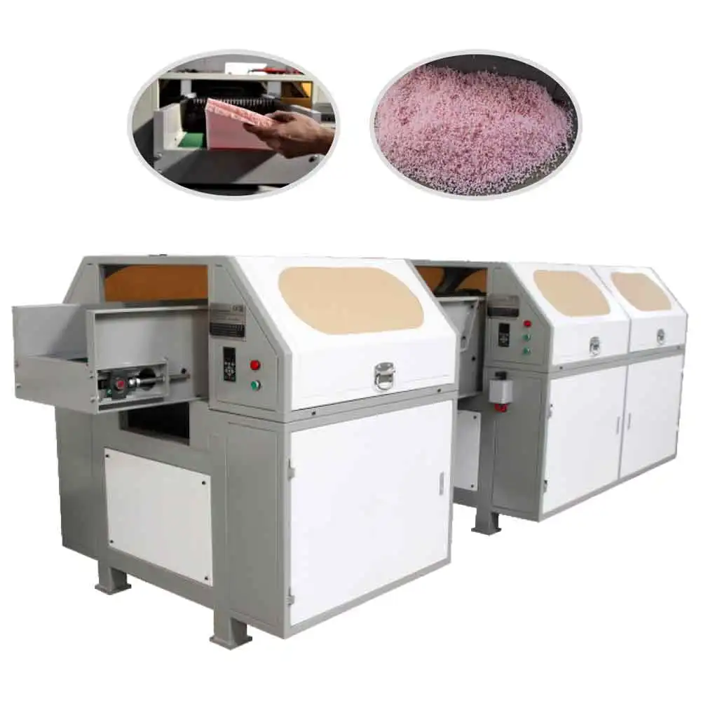 More than 10 years manufacturers customized new eva foam cutter making machinery recycle foam shredder for Pillow production
