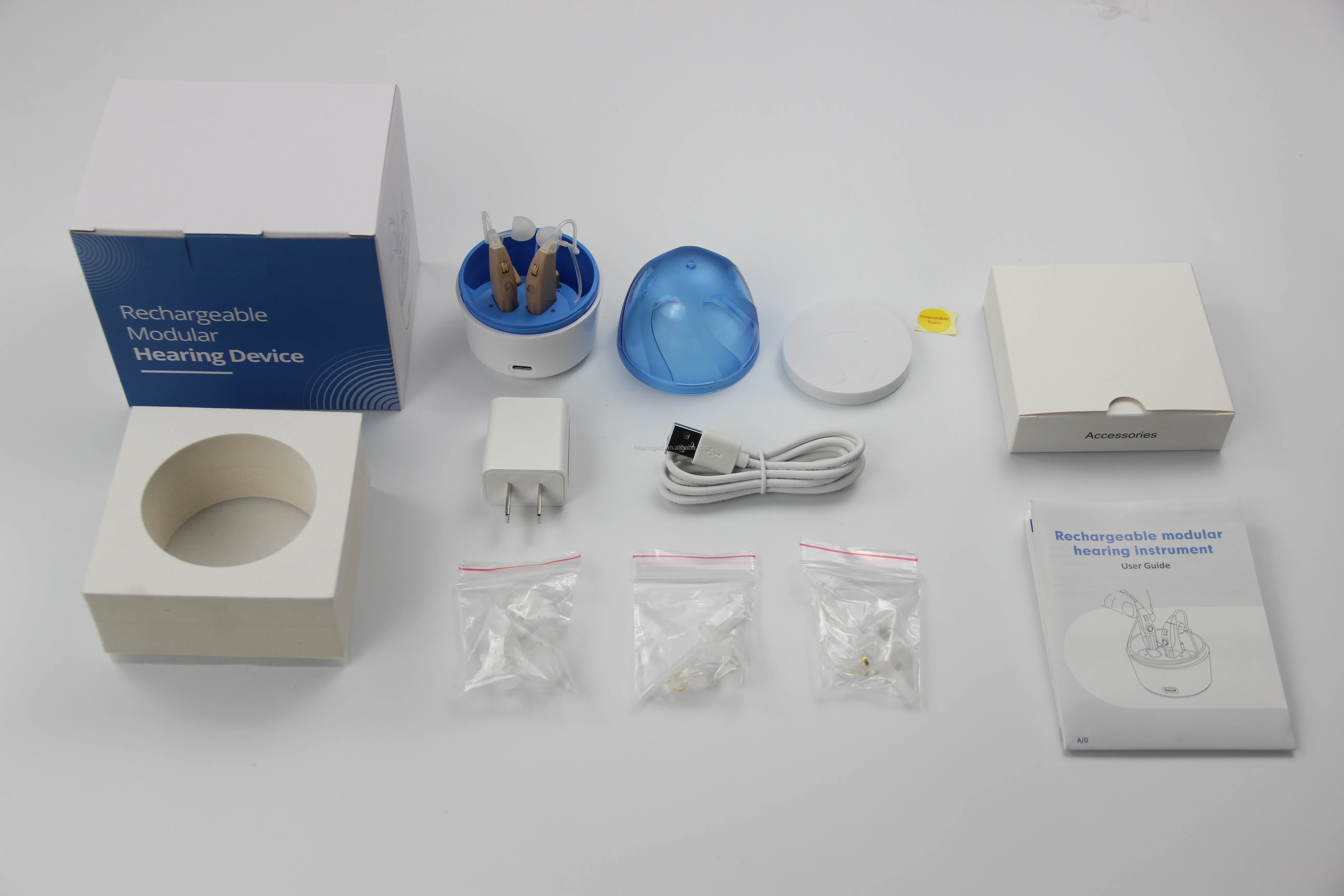 Battery replaceable best Sell cheap china price rechargeable hearing Aid