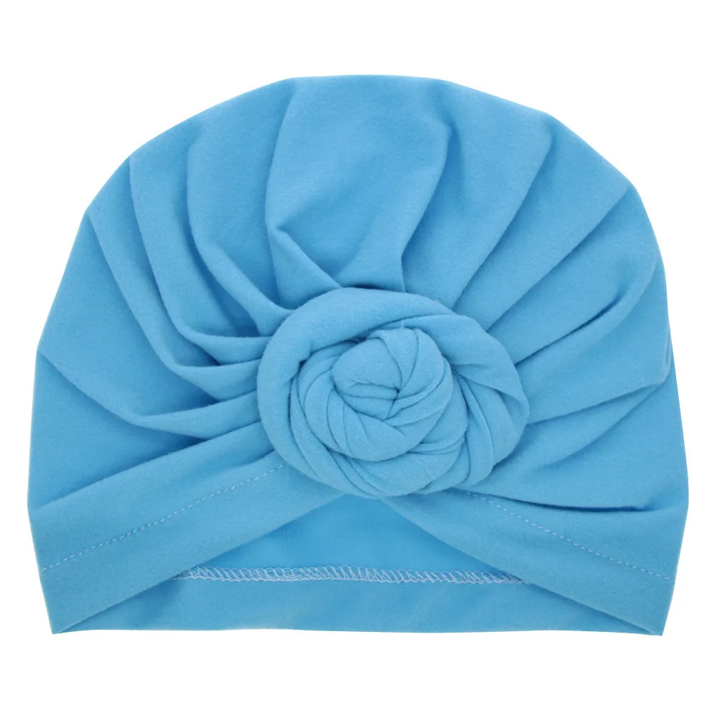 Trendy Snail Knot Cute Newborn Beanie Hats Headwrap Infant Toddler Cotton Hair Turban Accessories For Children