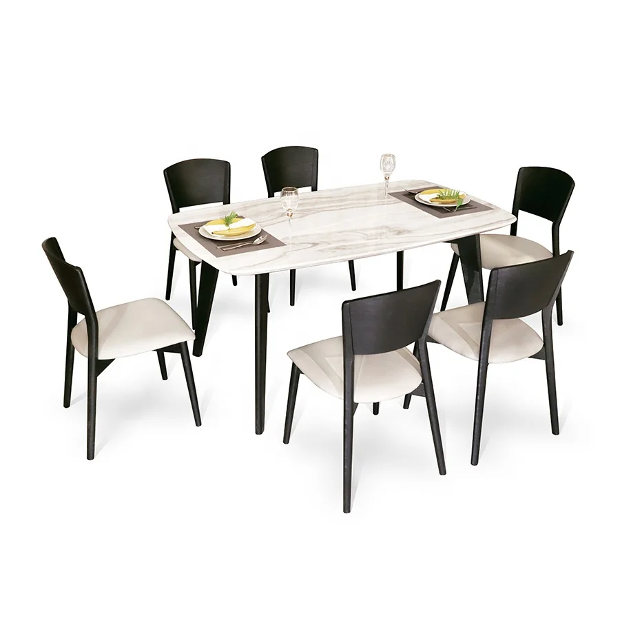 Ресторанный стол и стул, обеденный стол, набор мраморных обеденных столов