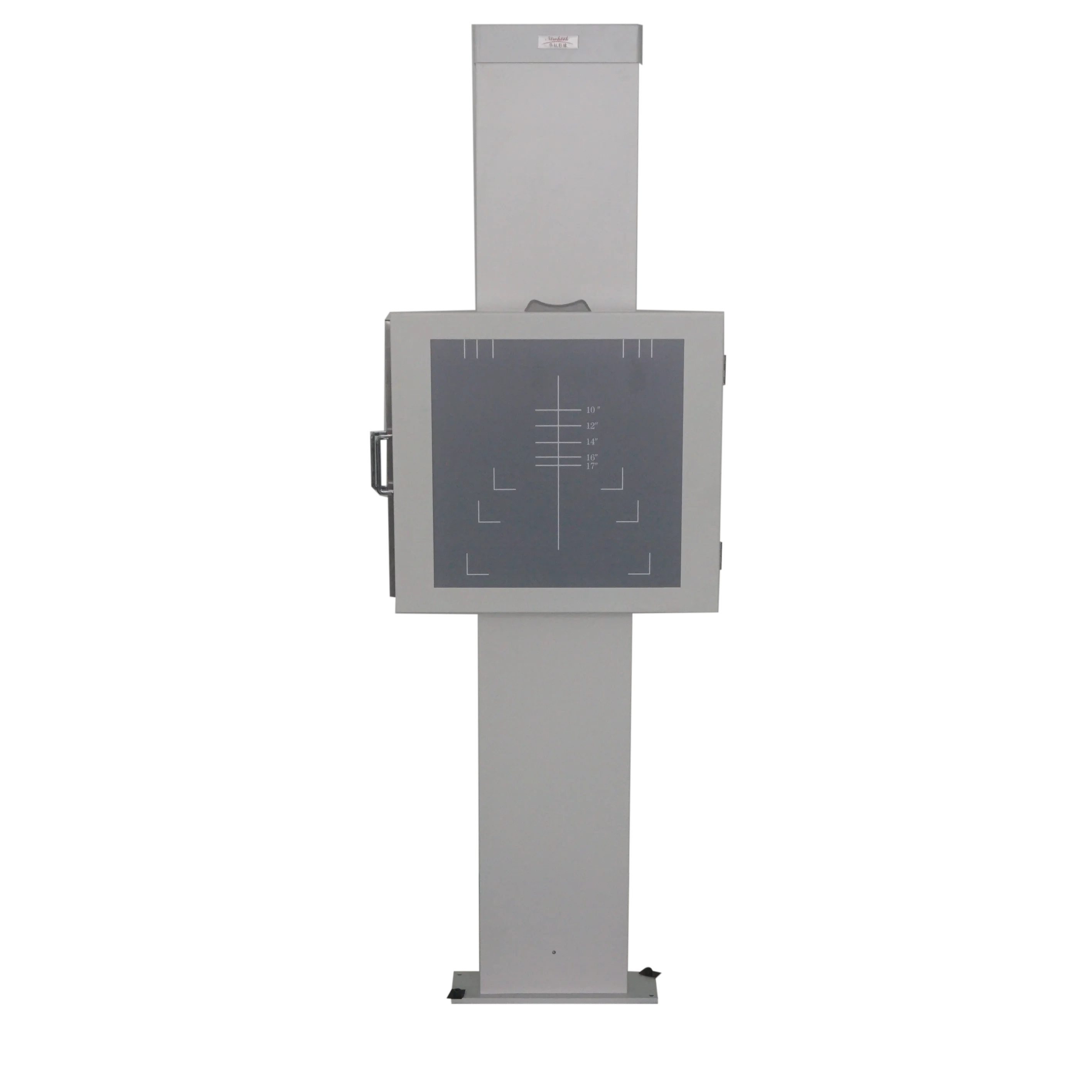 
Bucky stand for radiography inspection of the head, chest, abdomen, pelvic cavity and other parts of the human body(right) 