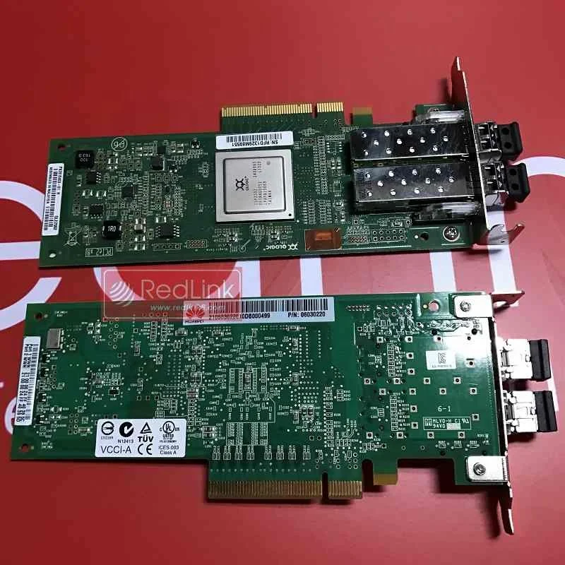 06030220 Двухканальный 8G и надписью «HBA» карты SFP-SX RH1288 V2 RH5885H V3 Huawei ND8GOLC00