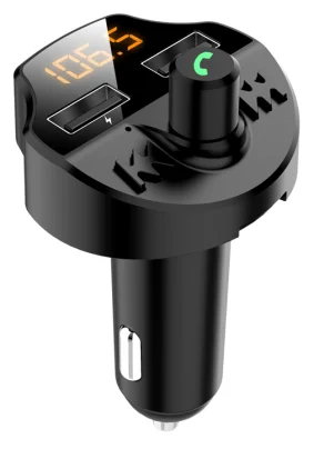 Wireless 2 Usb Port Car Mp3 Player Fm Transmitter For Car