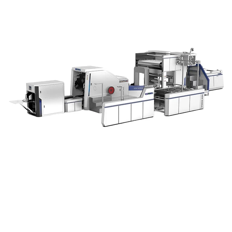 China factory high speed paper bag making machine price automatic round rope handle paper bag machine
