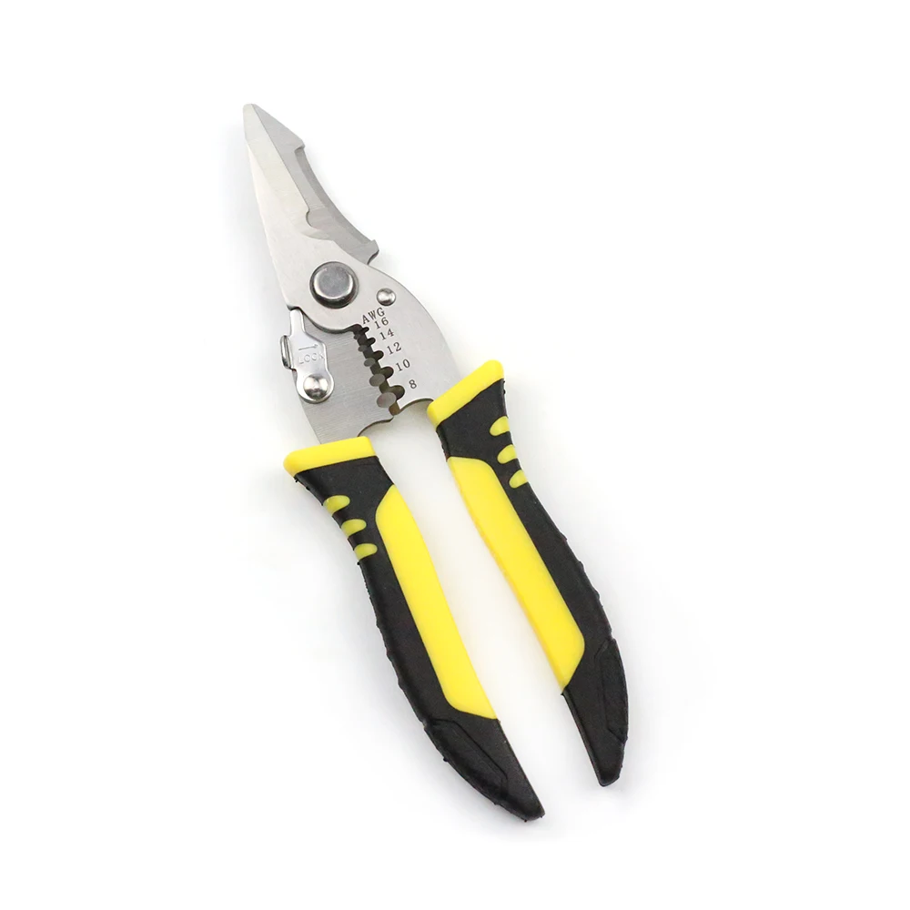 Высококачественные 7 5 Профессиональные ручные инструменты многофункциональные плоскогубцы для зачистки проводов