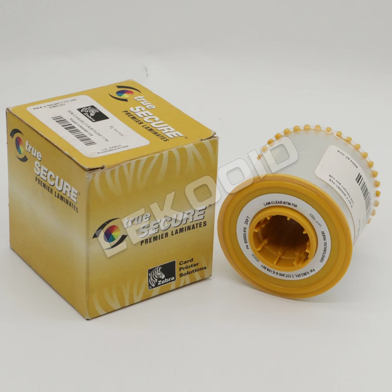 Zebra ZXP серии 7 нижний ламинат полное покрытие ленты для принтера 800085-918