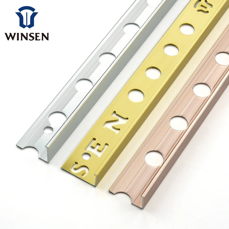Factory Direct Ready to Ship Wall Floor Corner Tile Trim Free Sample Offer Aluminium L Shape Tile Trim