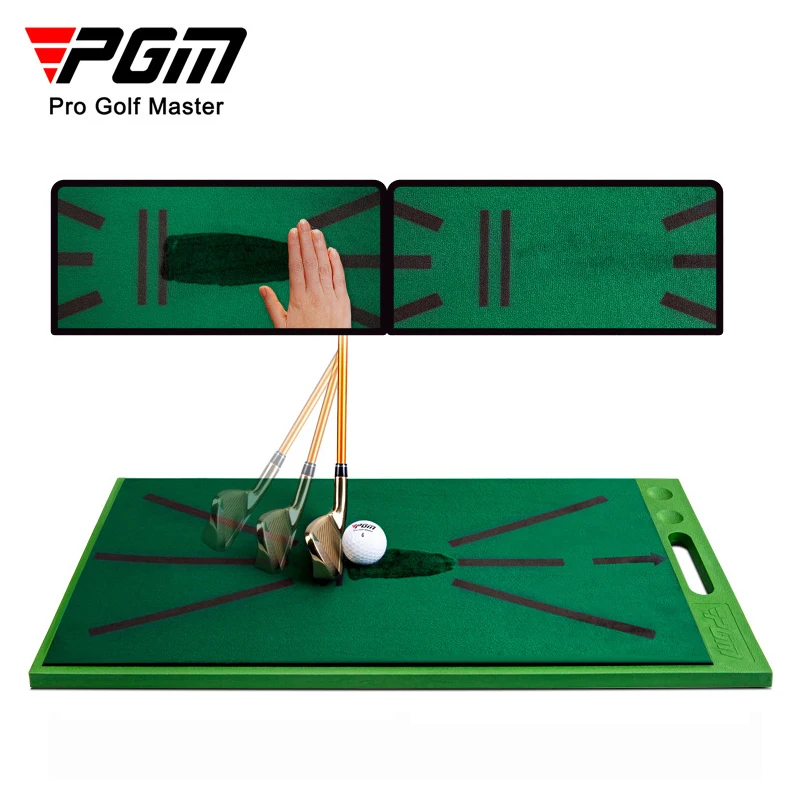 PGM DJD033 non-slip golf swing game mat new design impact golf tracking mat practice golf mat