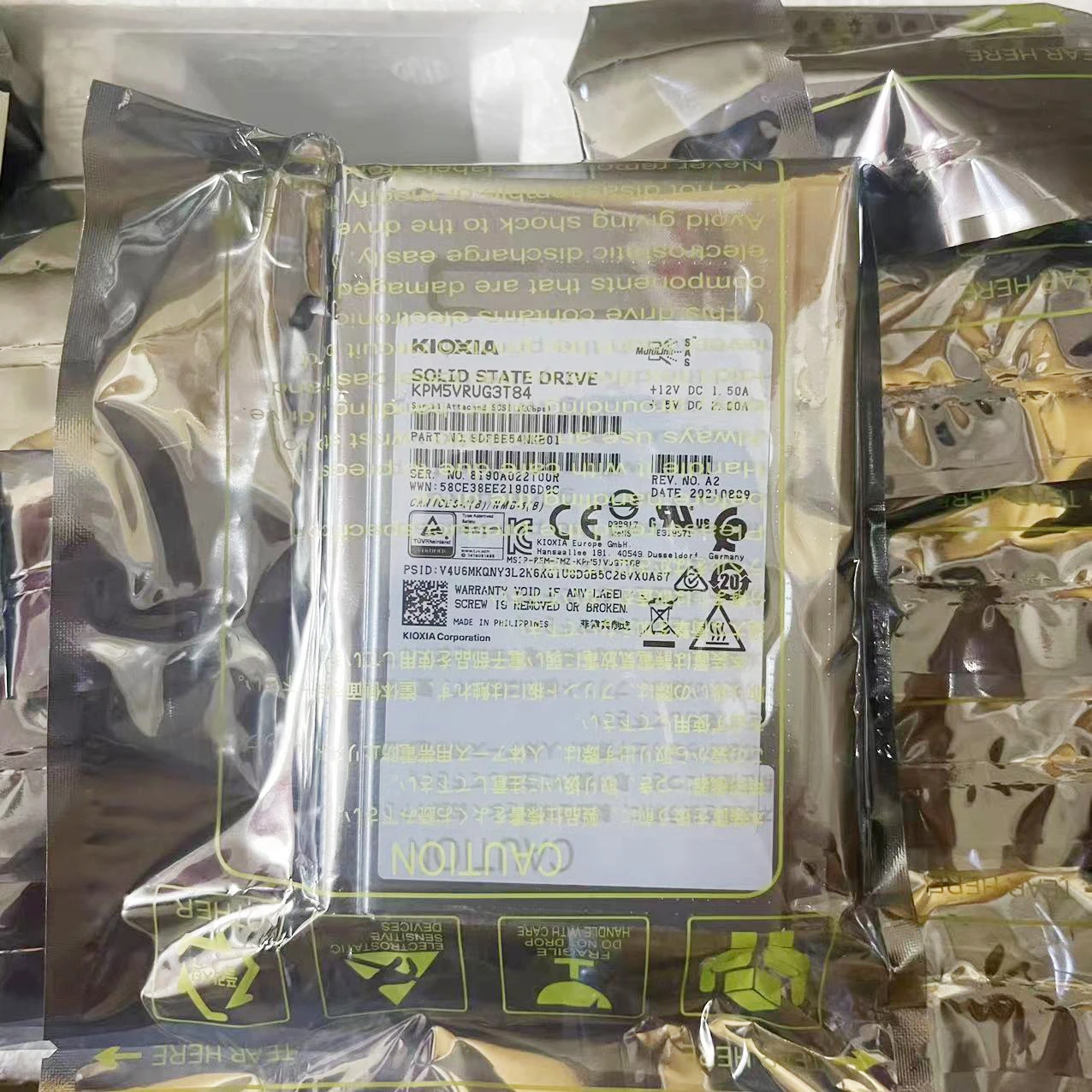 Toshiba/KIOXIA PM5 PM6 3.84T7.68T15.36T SAS 12GB server SSD.