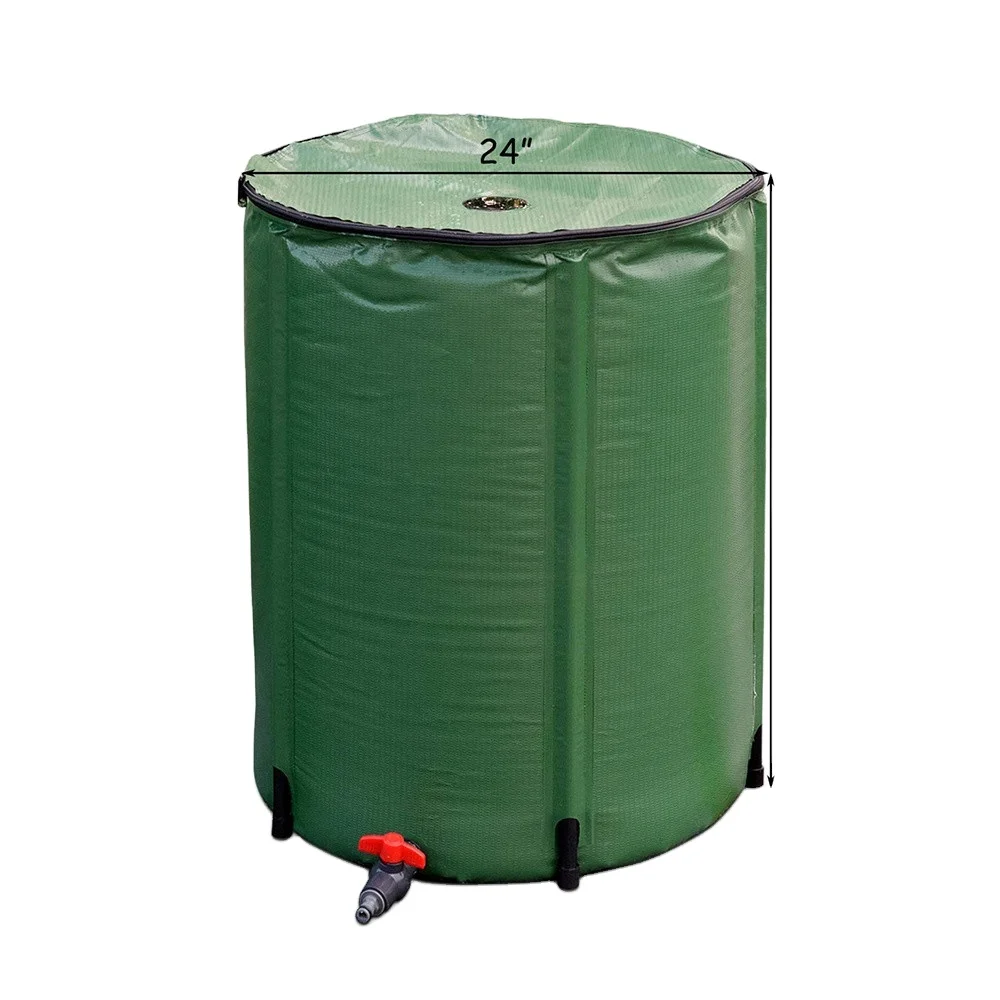 Portable Water Storage Tank Rainwater Collection System Downspout