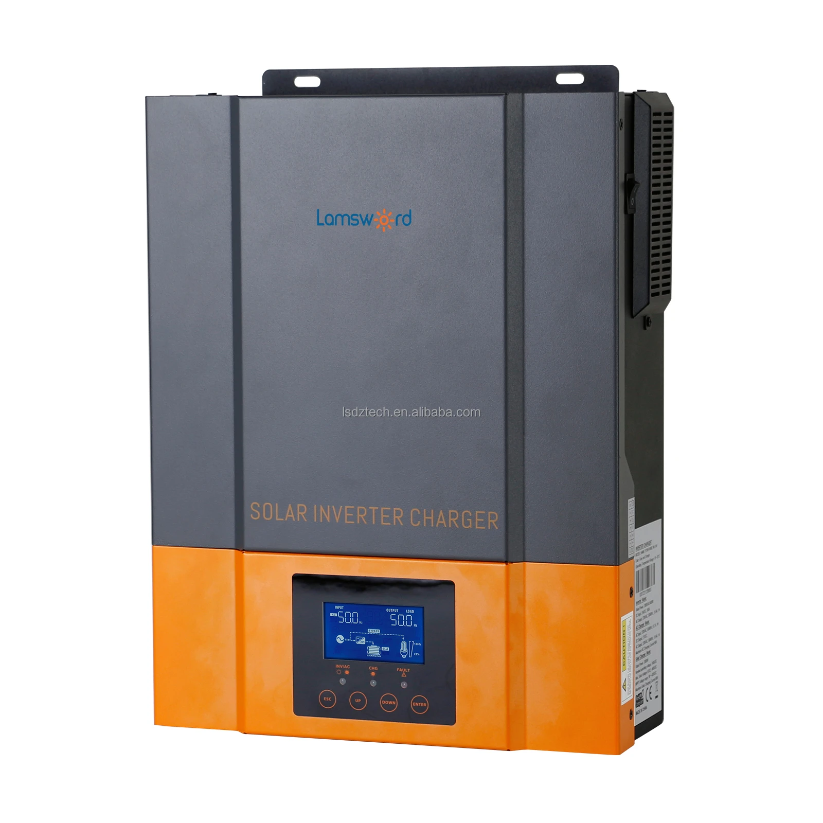 Lamsword высокая эффективность затрат 500VDC 6200W 6KW 220V 6.2KVA 48V 120A Солнечные фотоэлектрические сети Гибридный солнечный инвертор для домашнего