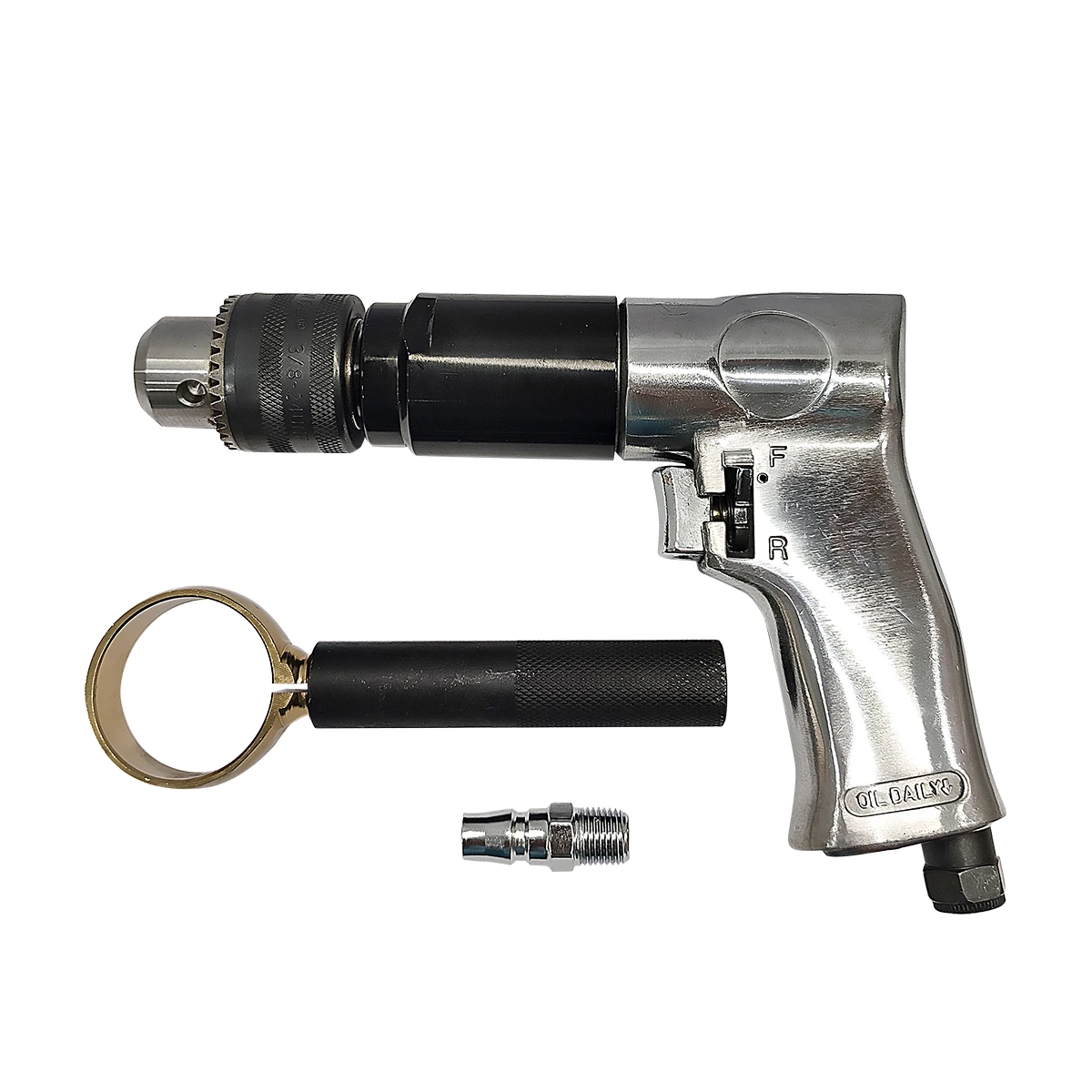 Pneumatic pistol drill strong high-power pneumatic drill handheld small pneumatic drill with 1/2 inch gun type.