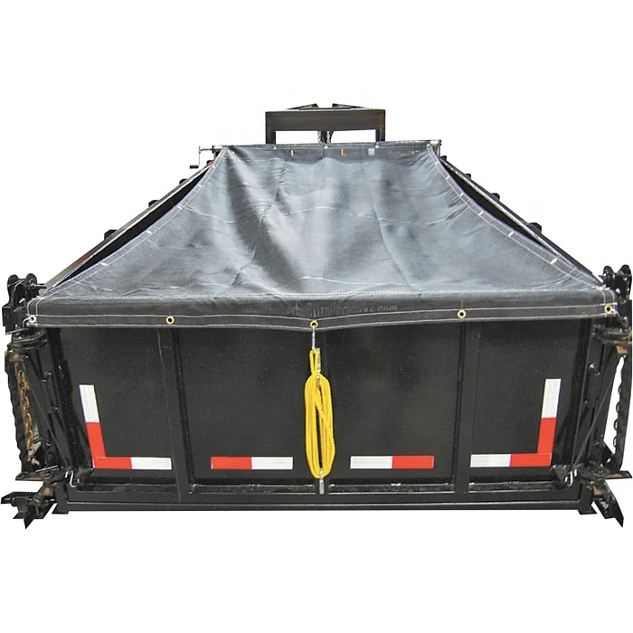 Wholesale Cheap Price Custom Made Dump Truck Mesh Tarp with Spline Fits Most of Electric or Manual Tarp Systems