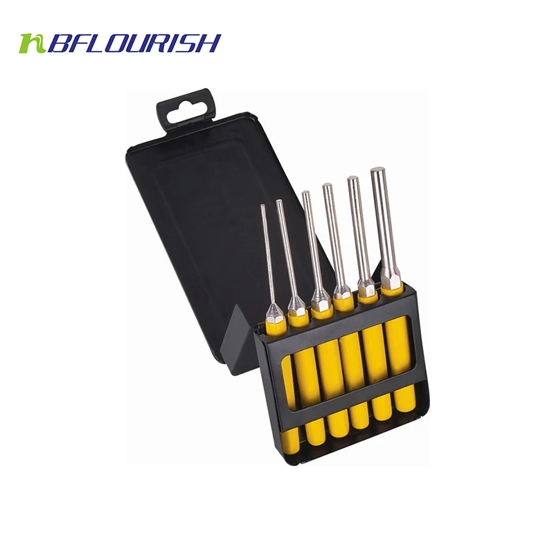 YUTE 6PCS PIN PUNCH SET&chisel & punch set