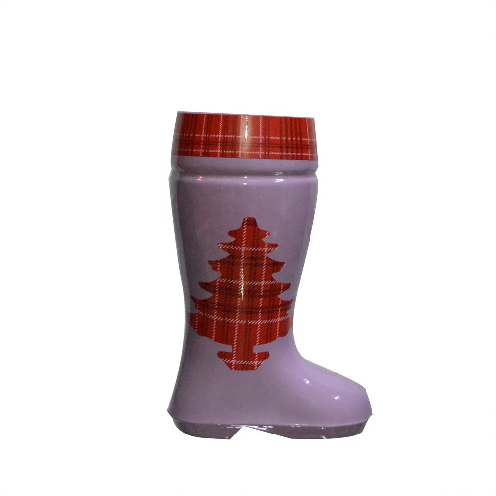 wholesale cowboy ski boot shaped beer shot glass for Christmas gift