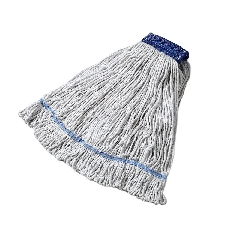 Commercial Hospital Lobby Floor Cleaning 350g Wet Mop Replacement Cotton Head Refill