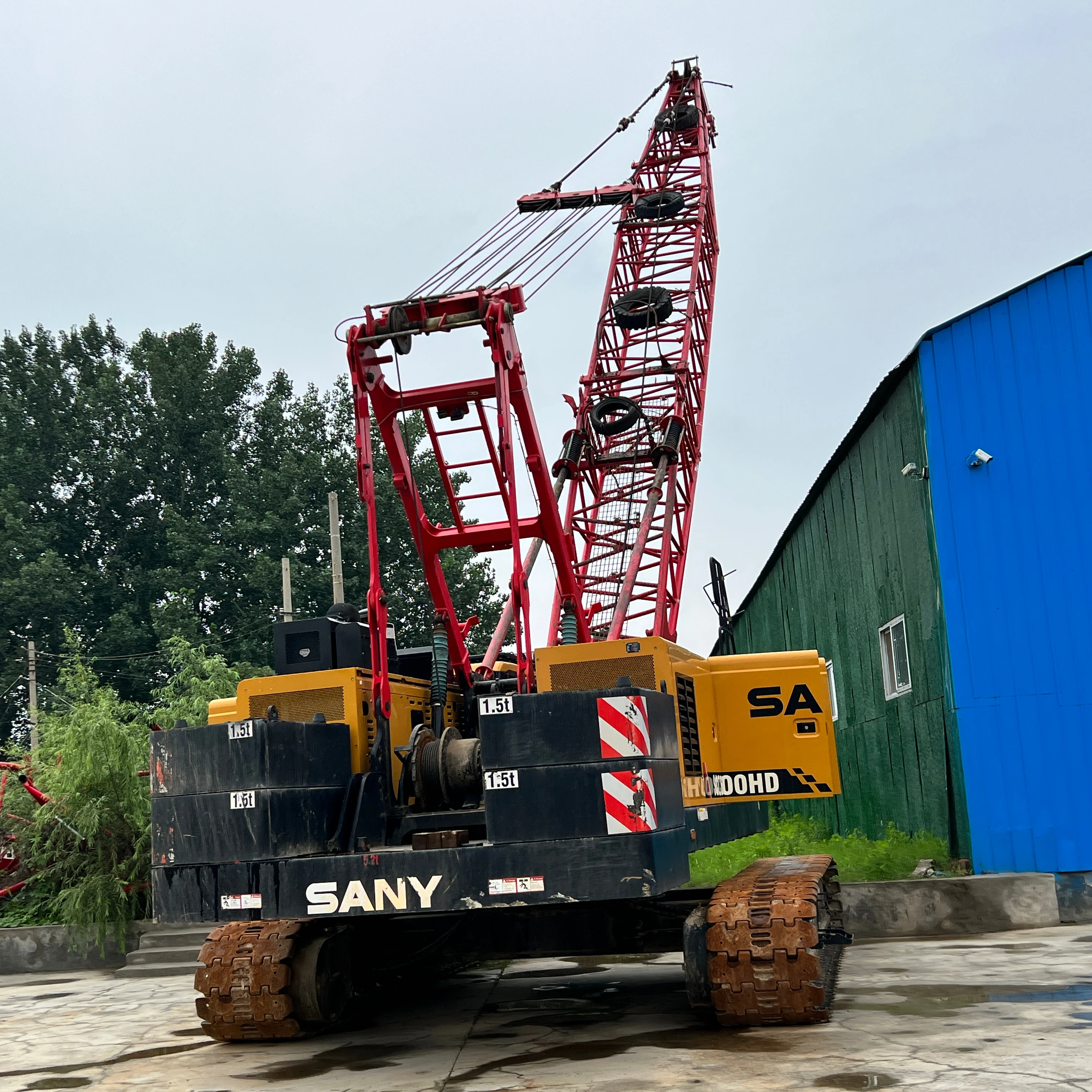 Лидер продаж гидравлический гусеничный кран Sany SCC600 50t гусеничные краны для продажи