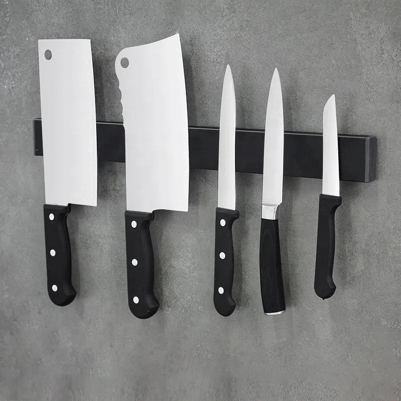 
Custom Kitchen Storage Holder Stainless Steel Magnetic Knife Holder/Bar/Strip/Rack/Block For Kitchen 
