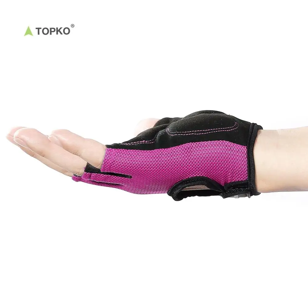 
TOPKO exercise with wrist support weight lift fitness gym sports gloves 