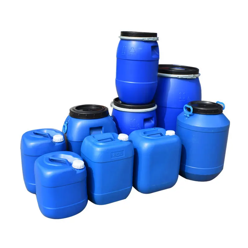 Заводская цена пищевой класс новый стиль высокое качество HDPE пластиковый барабан с крышками для химикатов 50 л