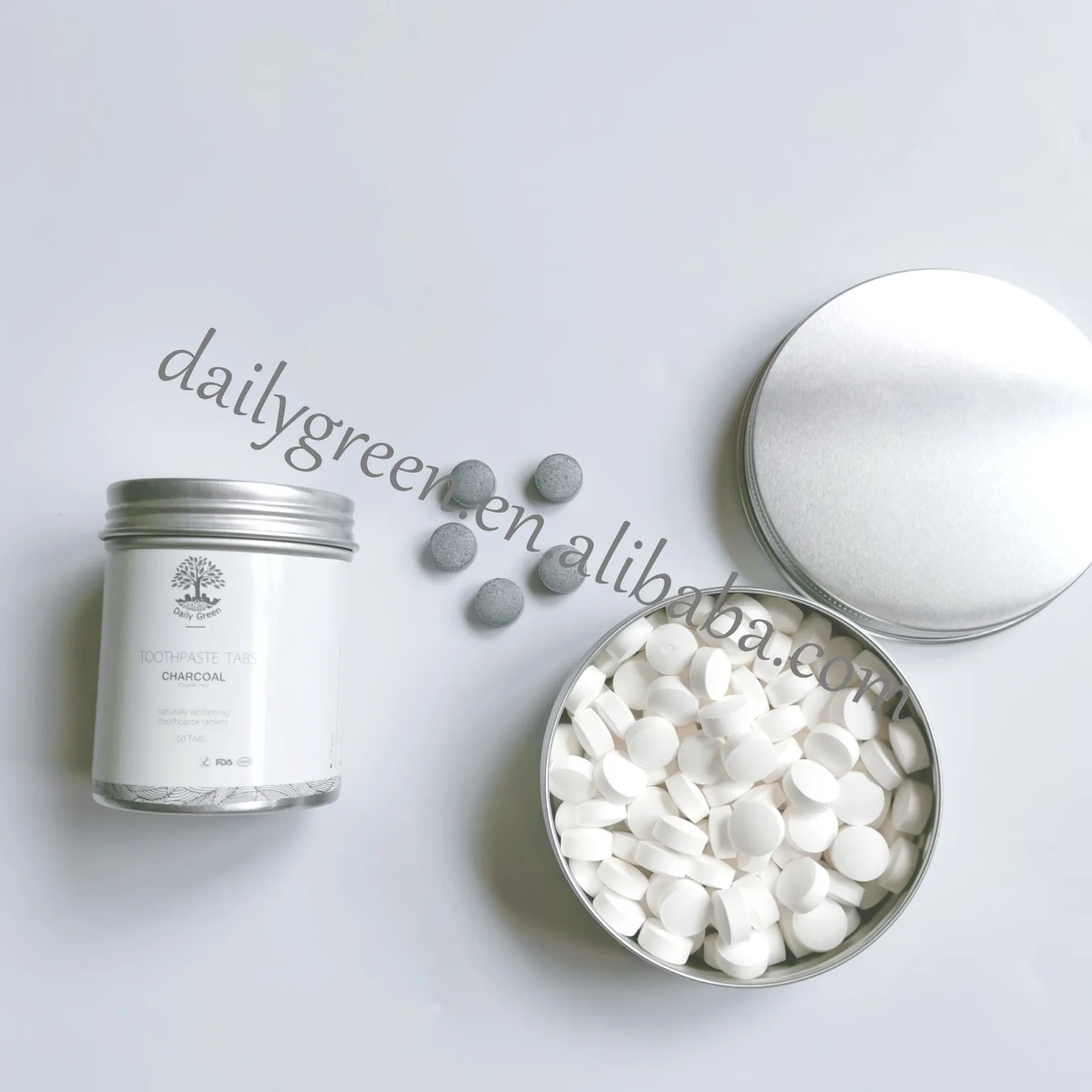 Toothpaste Tablets With Fluoride 100% Plastic Free Protect Your Teeth All Natural