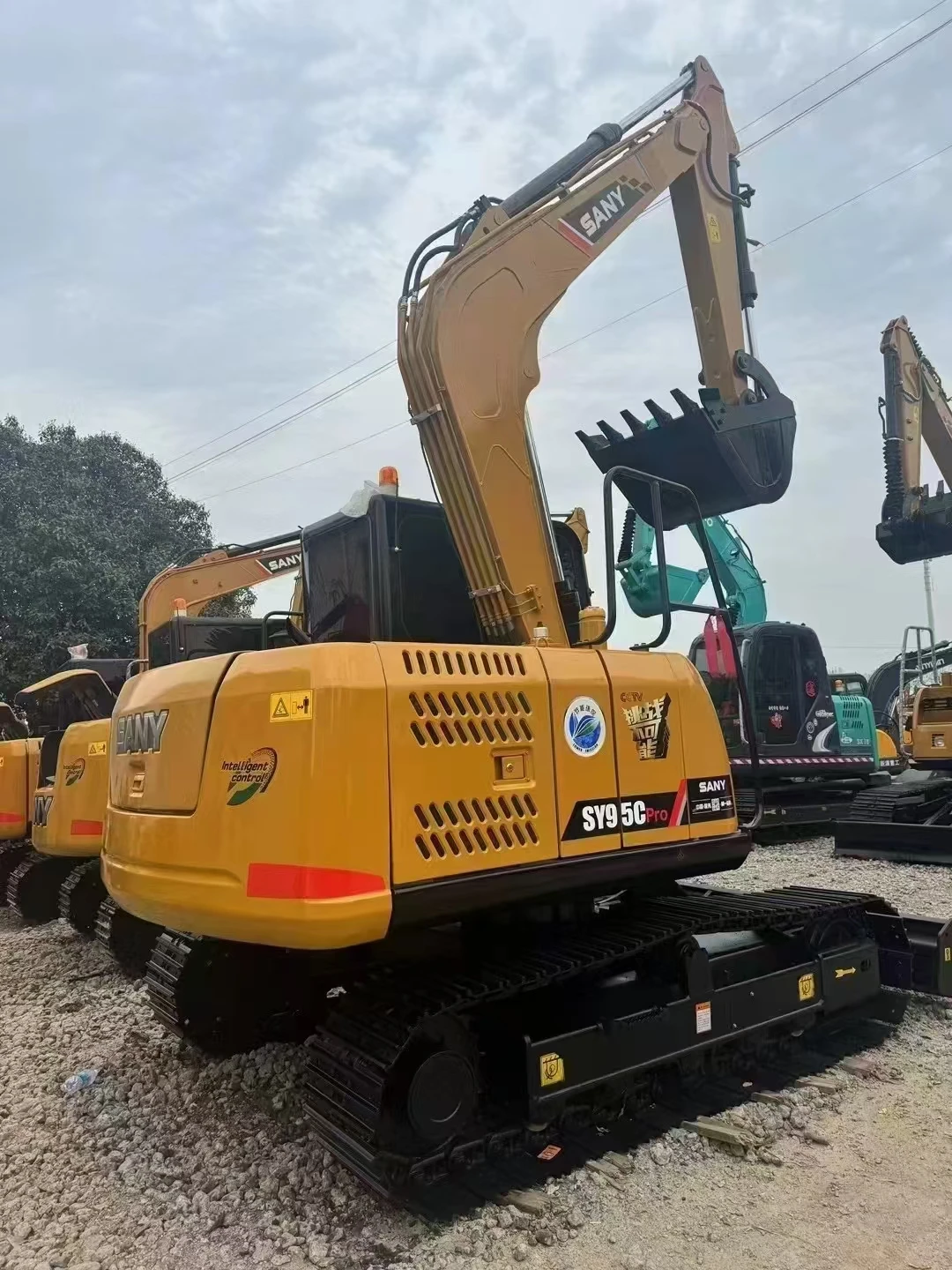 Best Used Chinese Small Hydraulic Excavator Sany SY95C 9.5T Mini Excavator Construction Digger Machinery With Good Equipment
