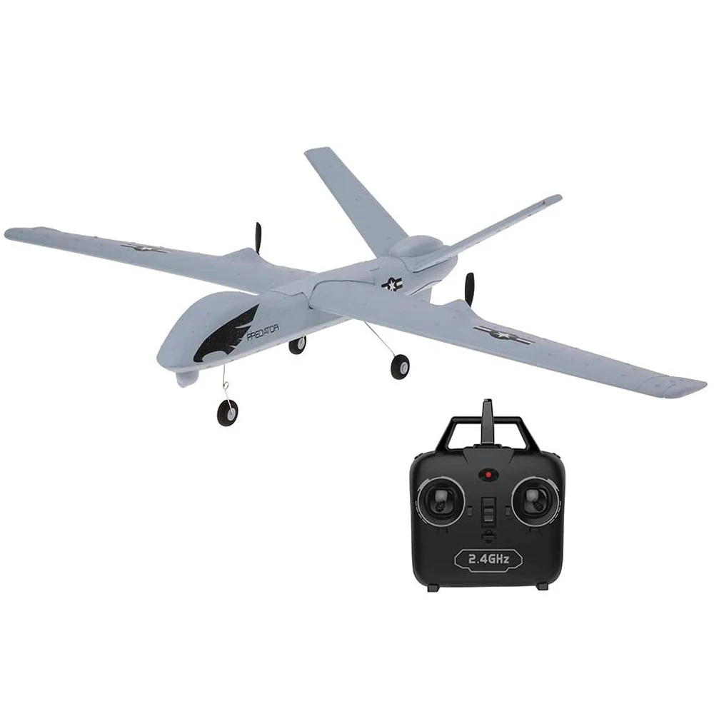 Easy Operate Throw to Fly Z51 Predator RC Plane 2.4Ghz EEP Foam 2 Channels Remote Control Airplane Glider with Gyro