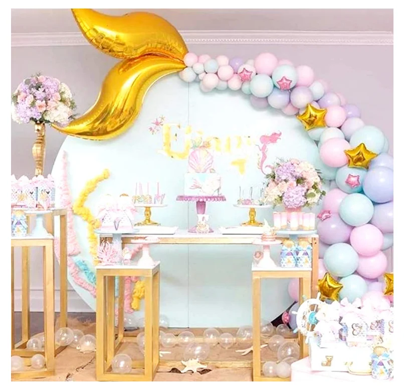New Product Mermaid Party Supplies Baby Shower Bridal Shower Balloon Arch Kit Party Background Decorations Festival Decor